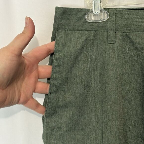 Volcom Pants Mens 32 Green Frickin Modern Chino Corpo Class Business Casual - Picture 5 of 14
